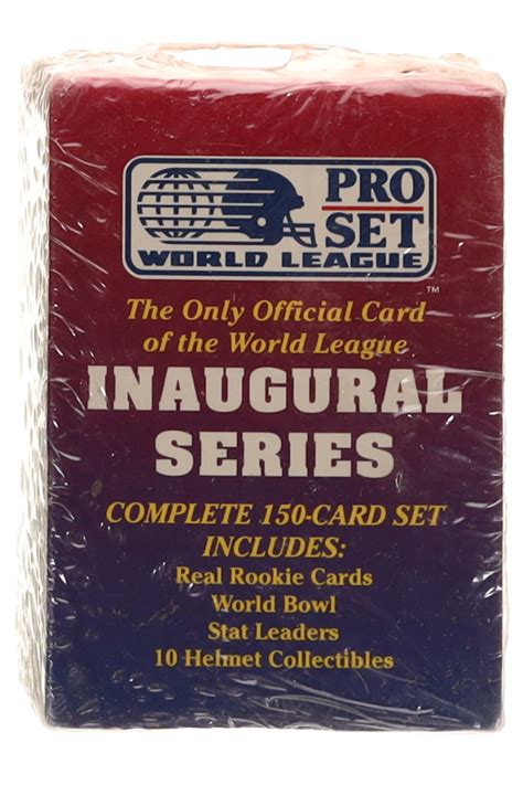 1991 pro set world league football cards